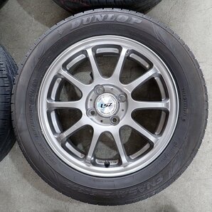 YS7661【送料無料185/60R15】フィット ヴィッツ ヤリス アクアなどへ 2021年製 中古夏タイヤセット ▼15×5.5J 100/4H ET45▼の画像2