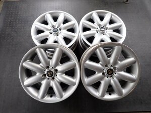 RK3322【送料無料17インチ】4本 MINI ミニ 純正 R50 R56 ミニクーパーなどに 中古アルミホイール ★17×7J 100/4H ET48★