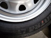 YS7742【送料無料155/80R14 88/86N】プロボックス サクシード 2021年製 バリ溝 イボ残り 夏タイヤ ■14×5J 100-114.3/4H ET約40■_画像7