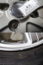 YS7298【送料無料165/65R15】タフト ソリオ デリカD:2などへ ダンロップ 中古夏タイヤアルミセット ●15×5J 100/4H ET45●_画像8