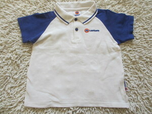 *USED!Lubricantu 76 print * embroidery entering polo-shirt with short sleeves 110.*