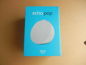 即決 送料無料★★ Echo Pop (エコーポップ) グレーシャーホワイト コンパクトスマートスピーカー with Alexa ★★ 新品未開封 