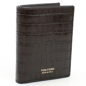 【新品 未使用】トムフォード TOM FORD カードケース ブランド Y0279T LCL239 U7109 ブラウン系