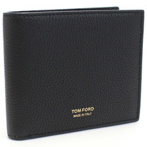 【新品 未使用】トムフォード TOM FORD ２つ折り財布 ブランド Y0228T LCL158 U9000 ブラック メンズ_画像1