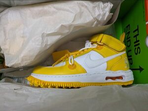 ナイキ 26.5 エアフォース1 × オフホワイト AIR FORCE MID NIKE OFF-WHITE キムタク 平野 岸