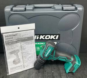 【中古品】HiKOKI(日立工機) 18Vコードレス振動ドライバドリル本体のみ 　DV18DD 　ITP92I8S0WZ4