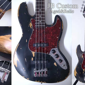 Custom JAZZ Bass/Aged&Relic レリック ジャズ ベース JB/検索FenderプレシジョンMUSICMAN Sadowsky ATELIER Z Spector Warwick ESP sugiの画像1