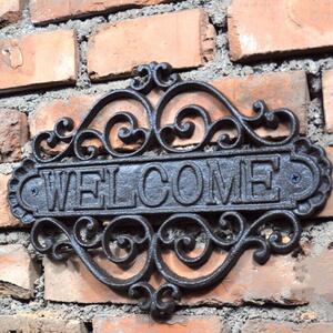 [ free shipping ] wellcome plate ornament retro iron Vintage Vintage antique plate retro manner 