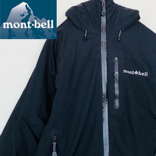 【完売モデル】モンベル mont-bell 1102424 シャルモパーカー　マウンテンパーカーブラック