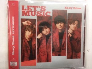 J50 1円スタート Sexy Zone LET'S MUSIC 初回限定盤B CD+DVD セクシーゾーン ジャニーズ系 男性アイドル