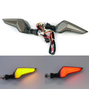 デュアルカラー LEDウインカー TYPE3 レッド 2個セット GSXS1000 GSR750 GSR400 インパルス GSXR1000 ハヤブサ GSX1100S Vストローム