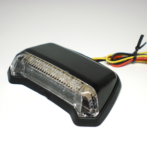 LEDフェンダーマウントテールC クリアレンズ Dトラッカー250 KLX250 KDX220SR KDX200 シェルパ KX250F KX450F KLX110 KSR