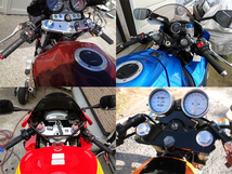 ZXR750 ゼファー1100/RS ZRX1100/II ZRX1200R ZZR1100 セパハン 43パイ 黒 ブラック HIGH角度調節 セパレートハンドル 43mm 43φ_画像9