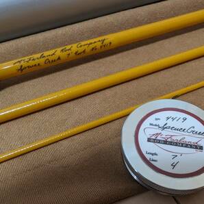 送料無料！ レア！ McFarland ROD COMPANY Spruce Creek 7' 4wt 3pc マクファーランドロッド スプルースクリーク ファイバーグラスの画像1