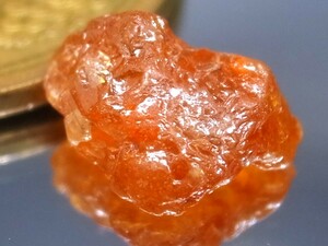 2.69ct новый товар * fire - orange натуральный spec обезьяна тугой (spessartite) гранат необогащённая руда madaga Skull производство 