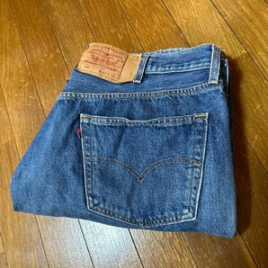 美品Levi'sリーバイス501XX名作42サイズデニムパンツ赤タブヴィンテージジーンズ衝撃希少貴重スモールeボタンフライの画像1