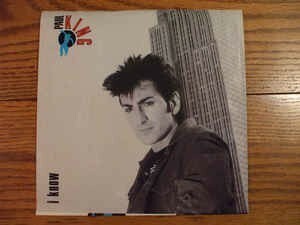 Paul King / I Know 7インチ プロモ盤 UK 1987 Dan Hartman