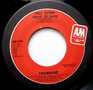 Tramaine / Fall Down (Spirit Of Love) 7インチ プロモ盤 A&M US 1985 Electronic, Funk / Soul / Disco