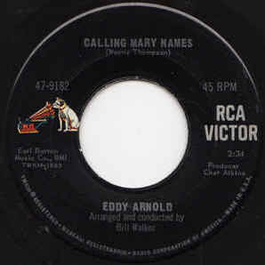 Eddy Arnold / Misty Blue b/w Calling Mary Names 7インチ RCA Victor US盤 1967 サンデーソングブック 山下達郎の画像2