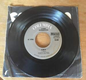 リン アンダーソン Lynn Anderson / Cry 7インチ b/w Simple Words US盤 1972 カントリー