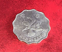 【外国コイン】香港 ２ドル硬貨 1994年 １枚♪_画像1