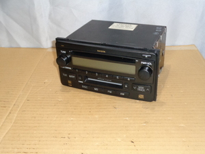 [C06] Toyota original 86120-52210 2DIN CD MD audio deck player 