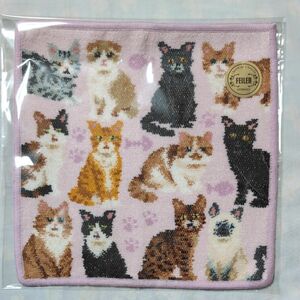 【新品】フェイラー　ハンカチ　マイキュートキトゥン　　完売品　猫　ねこ