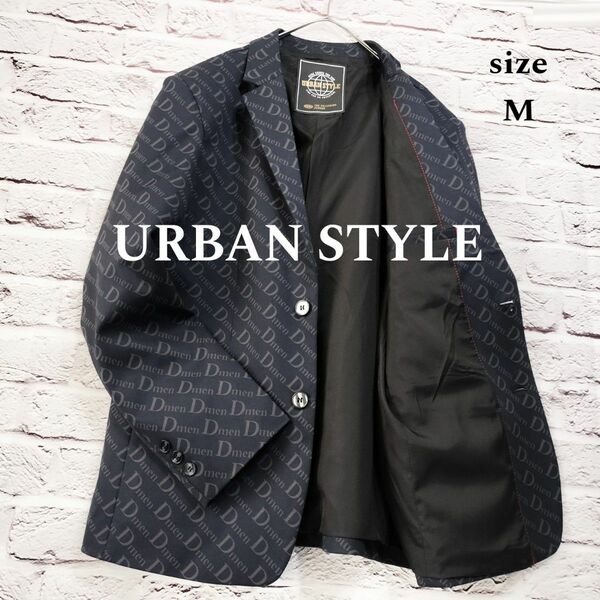 【美品】URBAN STYLE 総柄 テーラードジャケット