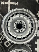 ベンツ 純正 サザエホイール 14インチ ウレタン2液リペイント済 6j +30 PCD112 （検 R107 W108 w123 W124 W126 _画像2