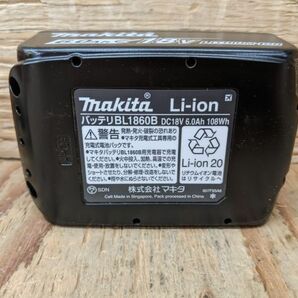 【8-0316-MY-5-2】makita マキタ BL1860B 18V6Ah リチウムイオンバッテリー ６個セット【未使用品】の画像5