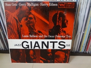 US-ORG【STAN GETZ-GERRY MULLIGAN-HARRY EDISON/Jazz Giants '58】Oscar Peterson参加！