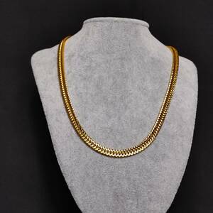 希少 真贋不明 18k 刻印あり 喜平 48cm ゴールドネックレス チェーン ネックレス レディース メンズ k18 金ネックレス 18k 18kgp 鍍金 002