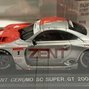 EBBRO エブロ 1/43 ZENT CERUMO SC SUPER GT 500 2006 No.1の画像4