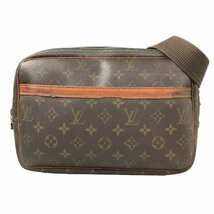 【1円～】 ルイヴィトン LOUIS VUITTON バッグ ショルダーバッグ リポーターPM M45254 SP0998 モノグラム PVC レザー ブラウン 中古_画像1