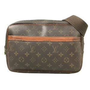 【1円～】 ルイヴィトン LOUIS VUITTON バッグ ショルダーバッグ リポーターPM M45254 SP0998 モノグラム PVC レザー ブラウン 中古