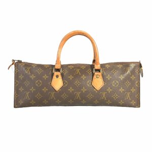 1円～ ルイ・ヴィトン LOUIS VUITTON バッグ ハンドバッグ サックトリアングル トライアングル 横長 モノグラム ブラウン M51360 中古