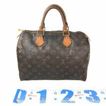 【1円～】 ルイヴィトン Louis Vuitton バッグ ハンドバッグ スピーディ30 M41526 SP0976 モノグラム レザー ブラウン 中古_画像4