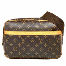 【1円～】 ルイヴィトン LOUIS VUITTON バッグ ショルダーバッグ リポーターPM M45254 SP4009 モノグラム PVC レザー ブラウン 中古_画像1