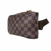 【1円～】ルイヴィトン Louis Vuitton バッグ ウエストバッグ ウエストポーチ ジェロニモス エベヌ ダミエ N51994 CA0031 ブラウン 中古_画像3