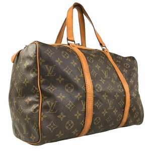 【1円～】ルイヴィトン LOUIS VUITTON バッグ ハンドバッグ ボストンバッグ サックスプール35 M41626 モノグラム レザー ブラウン 中古