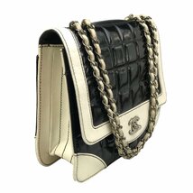 【1円～】シャネル CHANEL バッグ ショルダーバッグ チェーンショルダー チョコバー チョコレートバー マトラッセ ココマーク 6番台 中古_画像2