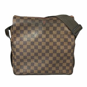 【1円～】ルイヴィトン LOUIS VUITTON バッグ ショルダーバッグ ダミエ エベヌ ナヴィグリオ N45255 レザー ブラウン 中古