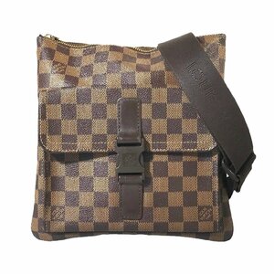 【1円～】ルイヴィトン Louis Vuitton バッグ ショルダーバッグ ダミエ ポシェットメルヴィール レザー ブラウン N51127 FL0056 中古　