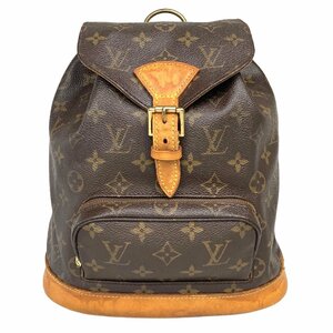 【1円～】ルイヴィトン LOUIS VUITTON バッグ リュックサック バックパック モノグラム モンスリGM M51135 レザー PVC 中古