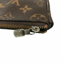 1円～ ルイヴィトン LOUIS VUITTON バッグ ポーチ モノグラム ミニポシェットアクセソワール M58009 PVC レザー ブラウン 中古_画像7