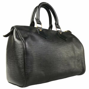 【中古】ルイヴィトン LOUISVUITTON バッグ ハンドバッグ スピーディ25 エピ ノワール M59032 VI1904 レザー ブラック 中古