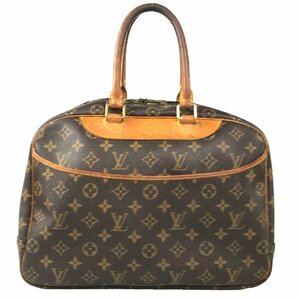 【1円～】ルイヴィトン Louis Vuitton バッグ ハンドバッグ ドーヴィル モノグラム M47270 レザー ブラウン 中古