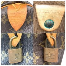 【1円～】 ルイ・ヴィトン LOUIS VUITTON ハンドバッグ ミニボストン スピーディ25 M41528 SP0976 モノグラム レザー ブラウン 中古_画像8