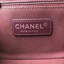 【1円～】 シャネル CHANEL CoCo Boy バッグ ショルダーバッグ チェーンショルダー カメラバック ミニ レッド １番台 ゴールド金具 中古_画像7