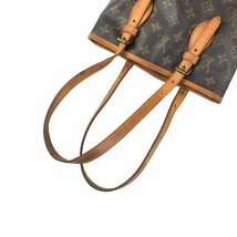 【1円～】ルイヴィトン Louis Vuitton バッグ トートバッグ モノグラム プチバケット M42238 ブラウン レザー 中古　_画像5